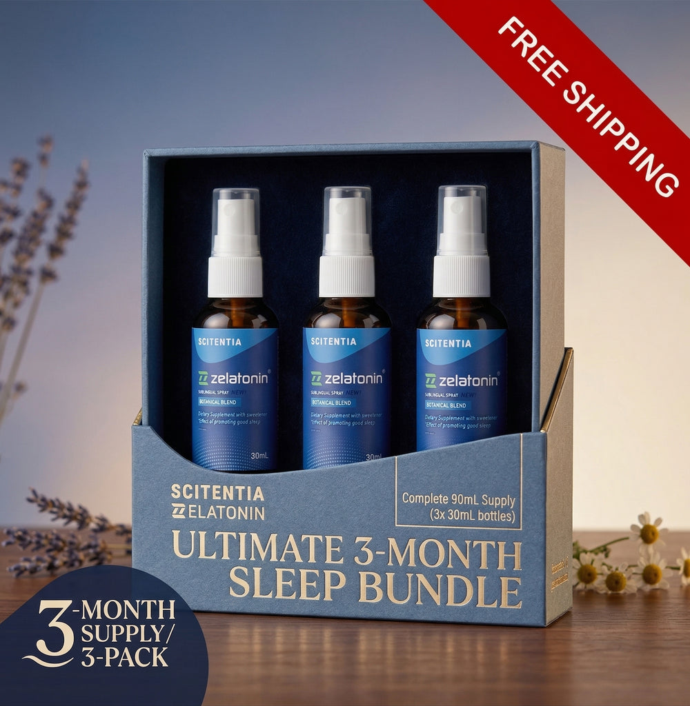 Zelatonin® Sublingual Spray x3 Bundle - 3 Month Supply